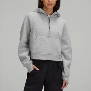 Lululemon Oversized Half-Zip Hoodie- M/L Grey